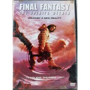 Final Fantasy DVD Movie The Spirits Within Single Disc Edition